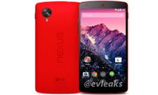Red Google Nexus 5 smartphone Leaks Yet Again