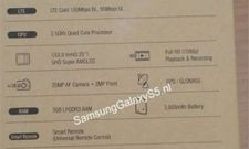 Samsung Galaxy S5 Specs Sheet Revealed Via Alleged Retail Packaging