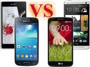 Samsung Galaxy S4 Mini Vs LG G2 Mini Vs HTC One Mini Vs Xperia Z1 Compact: The Fight of the Variants