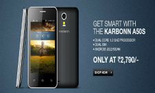Karbonn A50s: Affordable Dual-Core Smartphone Now Available Exclusively on Flipkart at Rs 2,790