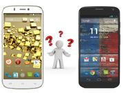 Micromax Canvas Gold A300 VS Motorola Moto X: When KitKat Isn't Enough