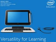 Intel Education 2 In 1 Tablet Cum Laptop Launched In India At Affordable Price For Students