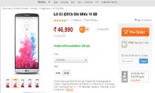 LG G3 Already Up For Pre-Order in India at Rs 46,990