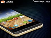 Micromax Canvas Fire A104 with Android 4.4 Announced For Rs 6,999
