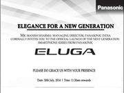 Panasonic Eluga Smartphone Series India Launch Date Set For July 30