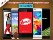 10 best quad-core smartphones under Rs 10,000 to buy in India