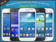 Top 10 Best Samsung Smartphones To Buy In India This August