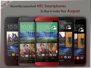 Top 10 Recently Launched HTC Smartphones To Buy In India This August