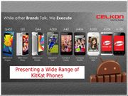 7 of the Best Android KitKat Smartphones By Celkon Available in India