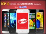 10 Best Pocket Friendly Android KitKat Smartphones Under Rs 5,000 To Buy in India