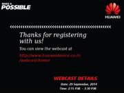 Huawei Honor 6 Launch Event: Watch Live Streaming Here [Video]