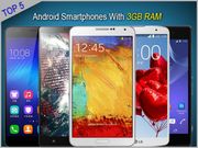 Top 5 Android Smartphones With 3GB RAM
