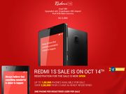 Xiaomi To Sell 1,00,000 Units Of Redmi 1S on Flipkart on October 14