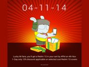 Xiaomi Redmi 1S Sale Begins Today on Flipkart at 2 PM