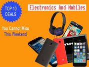 Top 10 Super Saver Coupons on Electronics and Mobiles This week
