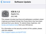 Apple Rolls-Out iOS 8.1.2 with Minor Bug Fixes