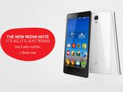 Airtel Opens Bookings for Redmi Note to Push its 4G Services