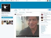 SRK becomes first Indian to use Twitter's Mobile Video Camera