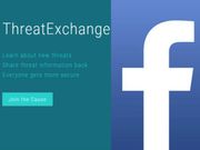 Net Surfing becomes Safer with Facebook's 'ThreatExchange'