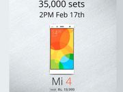 Xiaomi Mi 4 To Go On Second Flash Sale Today With 35000 Units on FlipKart