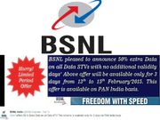 BSNL to Slash 3G Internet Rates by 50%