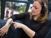 Wear this Sticker to Make Calls, listen to Music