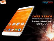 Micromax Sold 50,000 Units of Canvas Spark Within 5 Minutes on Snapdeal