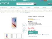 Samsung Galaxy S6 Gets A Price Cut in India, Now Available For Rs 43,900