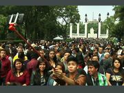 Mexico City Attempts for Guinness World Record For Selfies