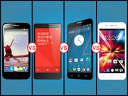 ZTE Blade Qlux vs Xiaomi Redmi 2 vs Motorola Moto E (4G) vs Yu Yuphoria vs Micromax Canvas Sparx