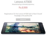 Lenovo A7000 Goes on Flash Sale at 2PM on Flipkart Today