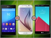 Sony Xperia Z3+ Specs Comparison with LG G4 and Samsung Galaxy S6
