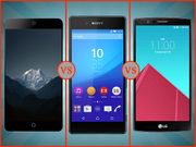 Meizu MX5 vs Sony Xperia Z3+ vs LG G4: Specs Comparison