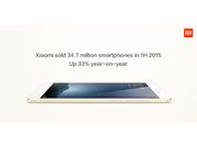 Xiaomi sold 34.7 million smartphones in H1, 2015, records 33% year-on-year growth!