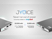 YU JYUICE Power Bank 5000mAh and 10000mAh Launched at Rs 699 Onwards
