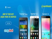 Huawei Honor smartphones now also available on Snapdeal