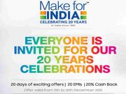 Samsung celebrates 20 years in India with special offers