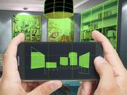 Smartphone-based laser depth-sensing system to work outdoors