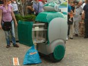 Argentina builds trash-eating robot with recycled parts