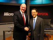 Toyota, Microsoft to collaborate on connected-car technology