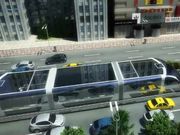 This Futuristic Bus Lets you Drive Your Car Underneath it