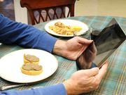 Relax! Texting or phone calls at dinner time is OK
