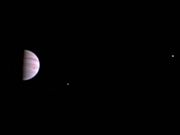 NASA's Juno mission sends first image of Jupiter, its moons