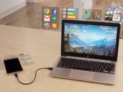 A smart shell that turns your Android phone into a complete laptop!