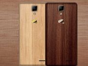 Micromax Launch Canvas 5 Lite Special Edition with Walnut Wood Finish