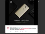 5 Things to Know About OnePlus 3 Soft Gold Variant Coming to India on October 1