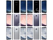 Samsung Galaxy S8, S8 Plus render shows three color variants in four angles