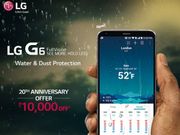 LG G6 gets Rs.10,000 off as the company celebrates its 20th anniversary