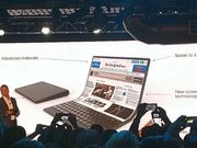 Lenovo shows concept of laptop with foldable display