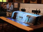 LG unveils the world’s first 77-inch flexible OLED display